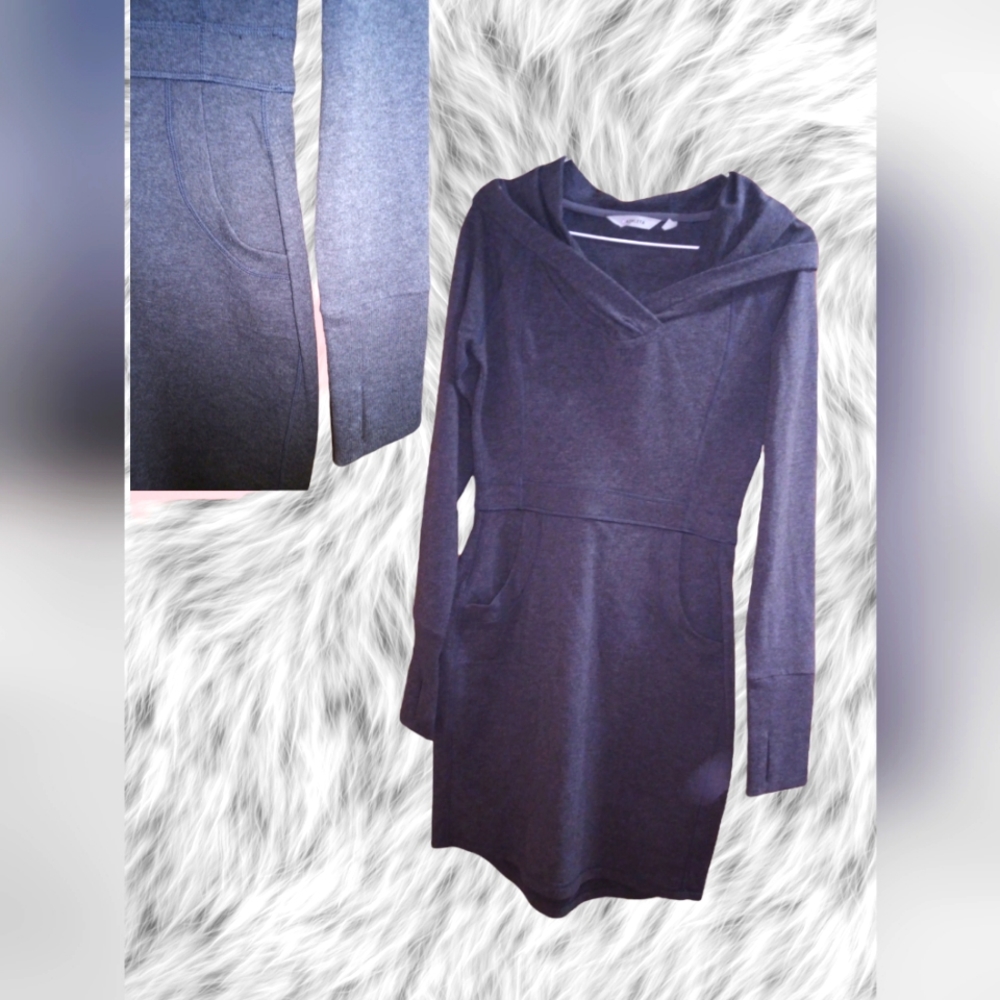 XXS Athleta Dark Grey Sweater Dress
